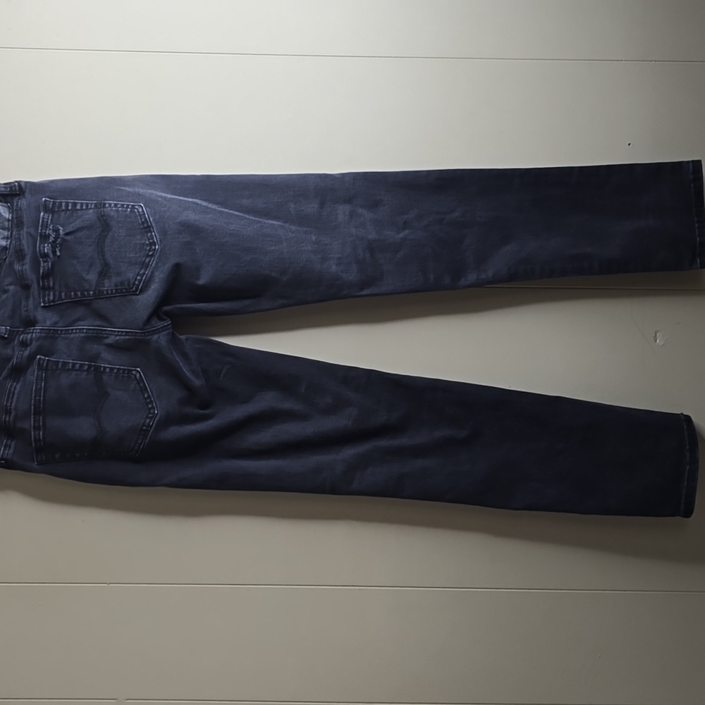 Distressed Gray Women Jeans American Eagle Outditters  28x30 - Picture 7 of 7